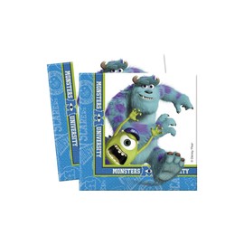 ALMACENESADAN, 5181 Geburtstagsparty, Papierservietten, 33 x 33 cm, Lizenzprodukt (Monster Sa)