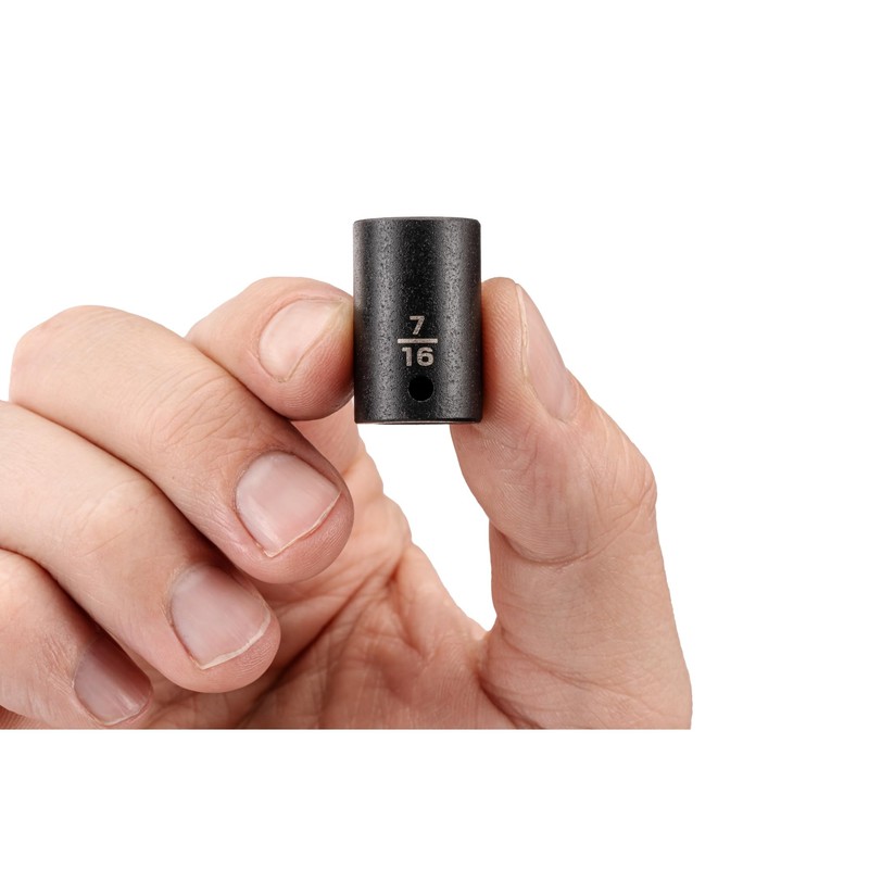 TEKTON 1/4 Inch Drive x 7/16 Inch 12-Point Impact Socket