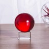 多色透明 水晶玉 50mm クリスタルボール 装飾品 家の装飾 文鎮 装飾品 風水飾り 水晶製台