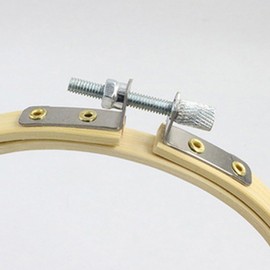 Generic 2 Pcs Bamboo Hand Embroidery Cross Stitch Ring Hoop Frames (2X Sizes 1 * 15 cm, 1 * 10.5cm), Embroidery Hoops