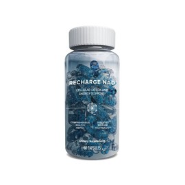 Isagenix Recharge NAD - Cellular Detox, Comprehensive Healthy Aging, and Energy Support - 1 Bottle - 60 ct Targeted Release Capsules