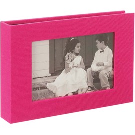 Sekisei XP-2740 Pocket Harperhouse Album Frame Album, Holds 40 Ls, 21-50 Sheets, Pink