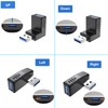 SELIACR USB to USB Angle Adapter (Pack of 4), 3.0USB