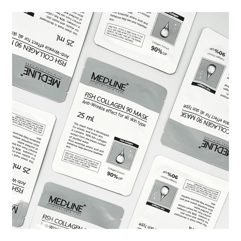 [Collagen Extract✨90%✨] Fish Collagen Mask (10 pieces) - Fish Collagen