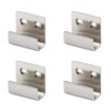 15mm Ceramic Tile Display Hooks, 4Pcs Stainless Steel Flat J