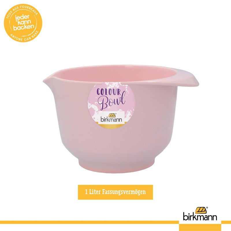 Birkmann Colour Bowls, Mixing and Serving Bowl, Small, 0.5 Litres,