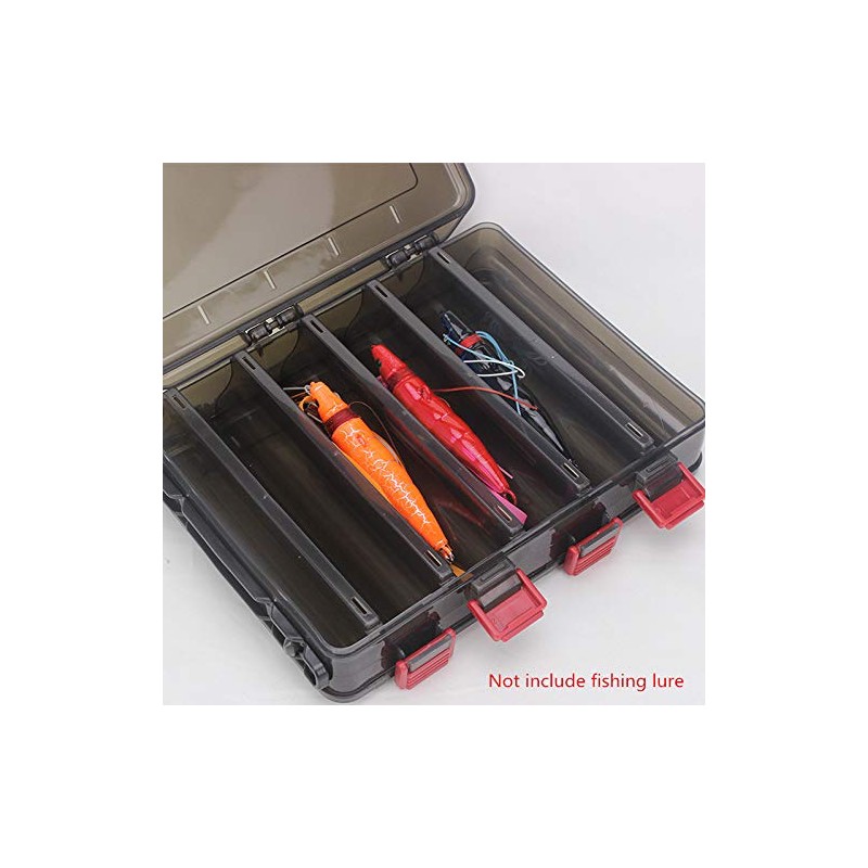 OriGlam Fishing Lure Tackle Box, Fishing Tackle Storage Trays, Double