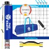 VSSAL Portable Professional Volleyball Net with Aluminum Poles for Outdoor