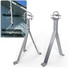 12" Heavy-Duty Antenna Mast, Antenna Wall Mount, Windproof Antenna Mounting