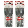 WIN 10 x 0.7mm Tip Ball Pens Force Smooth Biros