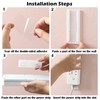 LIOUCBD 8PCS Self-Adhesive Desktop Socket Fixer Wall Mount, Adhesive Punch