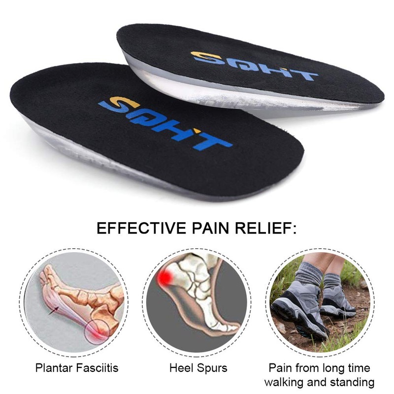 SQHT's Height Increase Insoles, Shoes Lifts, Heel Lift Inserts for