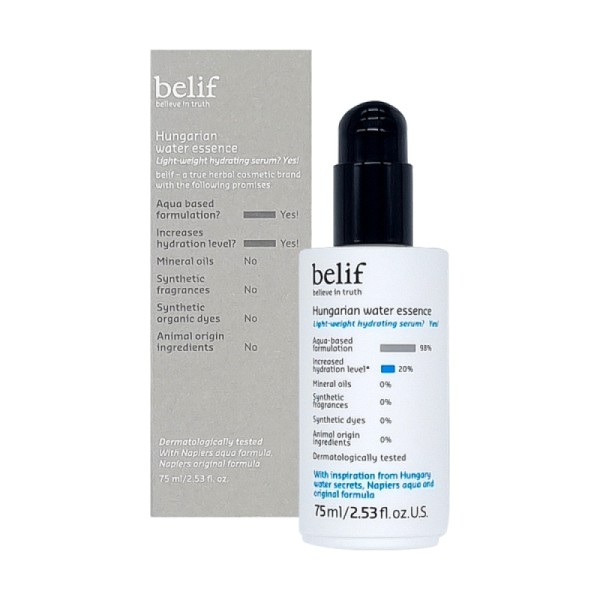 Belief Hungarian Water Essence 75ml Water Essence Moisture Serum /
