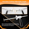 ZJFLNZYC Internal/Inside PVC-ABS Pipe Cutter Tool for Drill,with Handle and