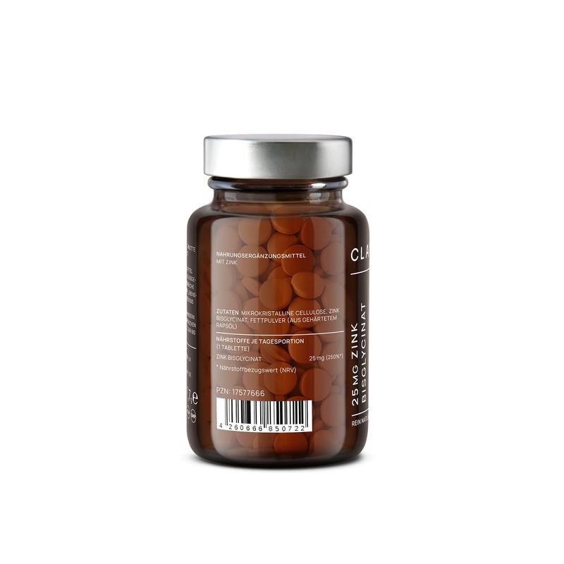 Zinc 25mg Vegan | 360 Zinc Tablets (12 Months) |