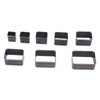 8pcs Leather Punch Cutter Mold High Carbon Steel Hollow Punch