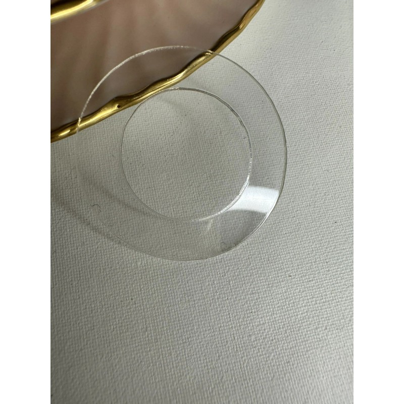 Waterford 5 CLEAR ACRYLIC 1 -1/2" WASHERS FOR Waterford Chandelier