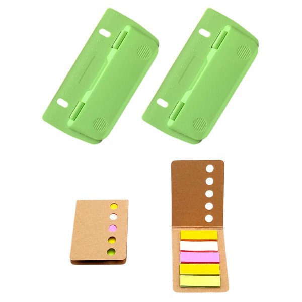TPZORJX 2 Pack Pocket Hole Punch with 2 Pieces Sticky