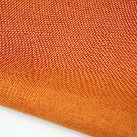 Plain Soft Linen Look Fabric Curtain Dressmaking Upholstery Fabric (Burnt Orange)