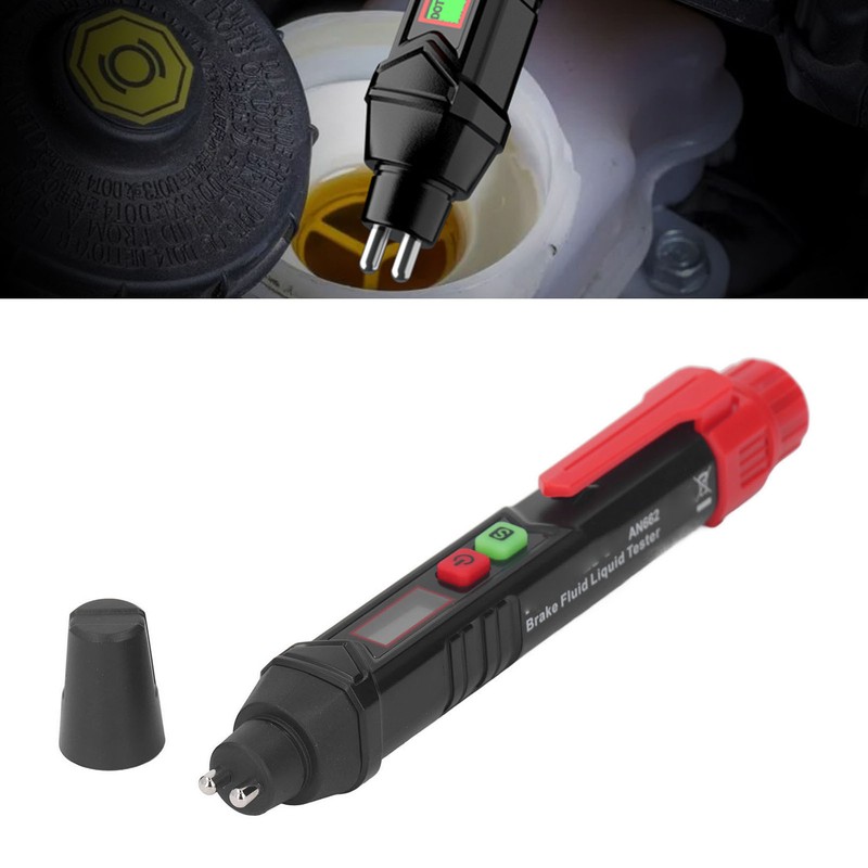 Brake Fluid Liquid Tester LCD Display Sound and Light Alarm