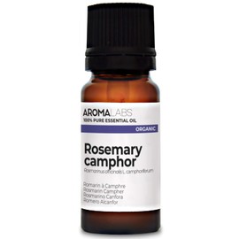 BIO - Rosemary Camphor Essential Oil - 10mL - 100% Pure, Natural, Chemotyped and AB Certified - AROMA LABS (French Brand)