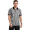 Exxact Sports Referee Shirt Men - Athletic Fit Basketball Referee