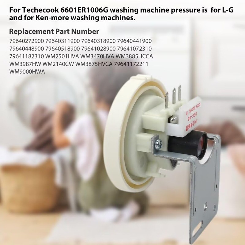 INGQI 6601ER1006E 6601ER1006G Washing Machine Water Level Sensor Pressure Switch