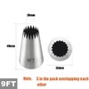 Churro Piping Nozzle,Piping Nozzles for Eclair,Extra Large Star Nozzle for