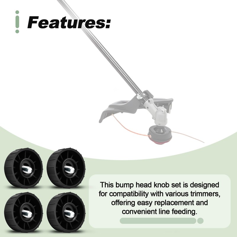4 PCS Bump Head Knob Set Compatible with MTD Craftsman