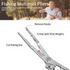Pullther fishing Needle Nose Pliers Fishing,Fishing Pliers Hook Remover,Fishing Pliers