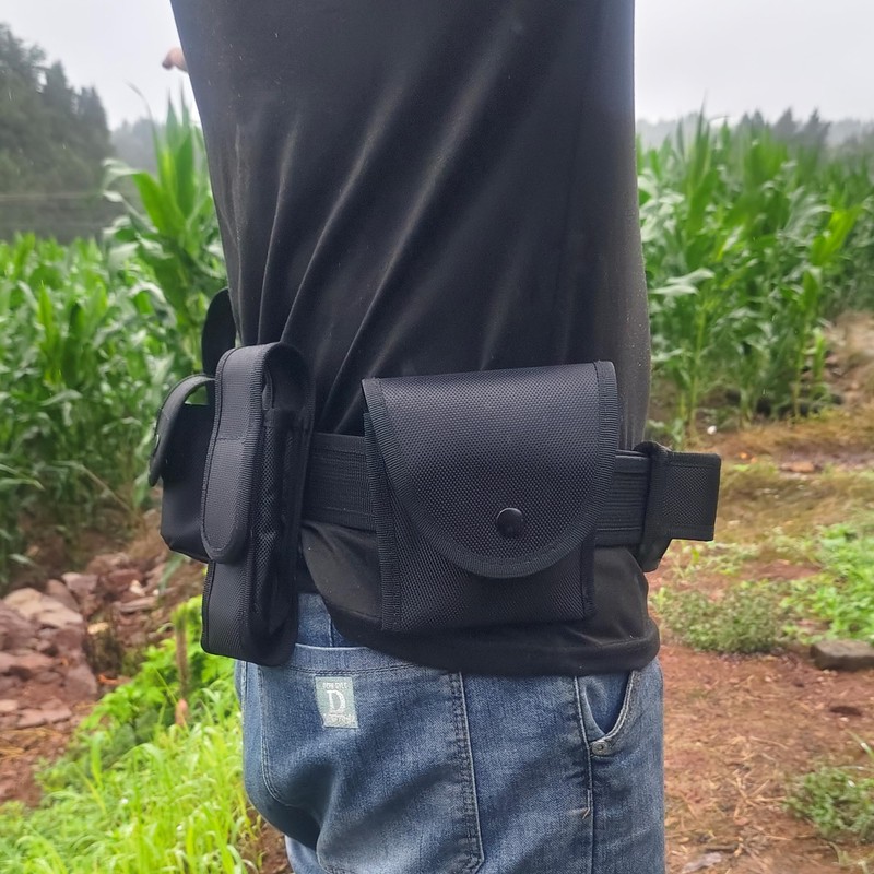 VLJUULJV Duty Belt w/Nylon Tactical Security Guard Utility Belt Rig