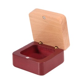 Wooden Tooth Fairy Box Baby Teeth Box with Magnetic Closure, Annhua Portable First Tooth Keepsake Box Storing Shed Milk Teeth, Fetal Hair and Umbilical Cord for Baby and Kids