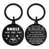 ABNTY Keychain for Uncle, Funny and Heartfelt Gift for Uncle
