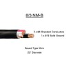 8/3 NM-B x 65' Non-Metallic Electrical Cable