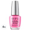 OPI Infinite Shine Nail Polish ISL 209 BEAT GOES NEON AND ON, pink, 4 pieces, 15ml / 오피아이 인피니트샤인 매니큐어 ISL 209 BEAT GOES NEON AND ON, 핑크, 4개, 15ml