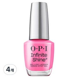 OPI Infinite Shine Nail Polish ISL 209 BEAT GOES NEON AND ON, pink, 4 pieces, 15ml / 오피아이 인피니트샤인 매니큐어 ISL 209 BEAT GOES NEON AND ON, 핑크, 4개, 15ml