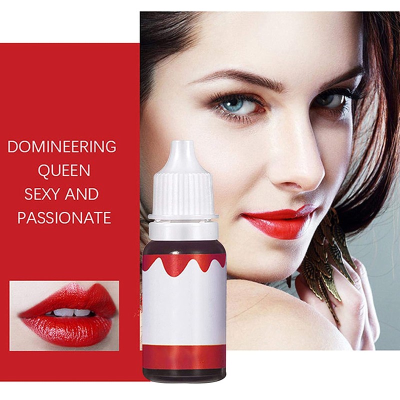 12 Bottles 10ml Lip Gloss Colorants DIY Liquid Pigment Lipgloss