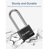Puroma 2 Pack Keyed Padlock with 3 Keys, 2.5 Inch