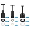 sourcing map G9/E14/E27 Light Socket Rings Metal Lamp Shade Holder