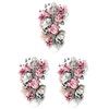THE FANTASY TH155 Rose Skull Tattoo Stickers, A5 Size, 3