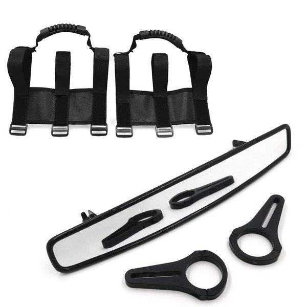 SMT- 1.75" UTV Wide Rear View Mirror Grab Handle Compatible