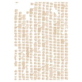 Stencils for Walls: Burlap Stencil, 4.5 x 6.5 inch - Layering Stencil, use to add Texture and Design