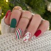 Christmas Press on Nails Christmas Fake Nails Winter Cute Christmas
