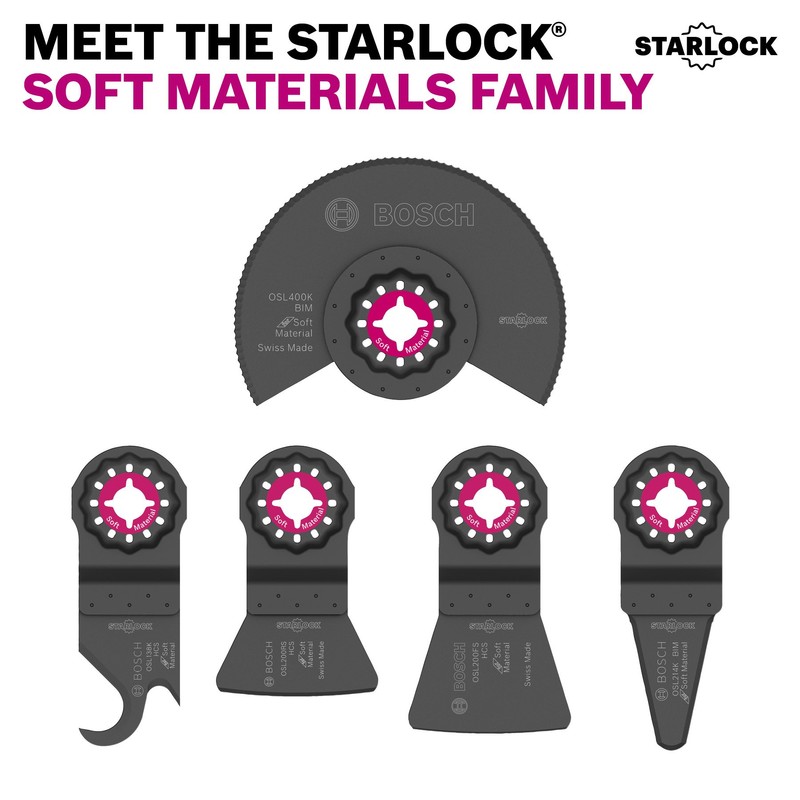 BOSCH Starlock Multi Tool Scraper, Long Oscillating Tool Blade for