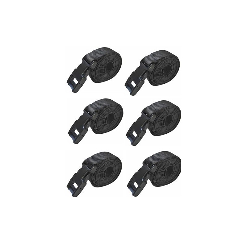TsdL-one 6 Pack Boat Cover Tie Down Straps with Quick