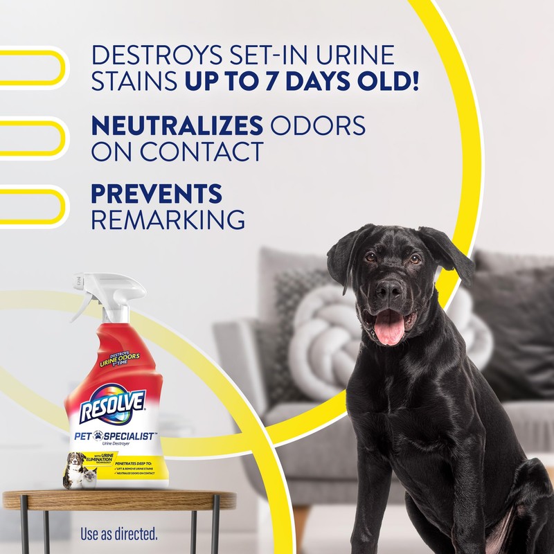 Resolve Pet Specialist Urine Destroyer Spray – Pet Stain &