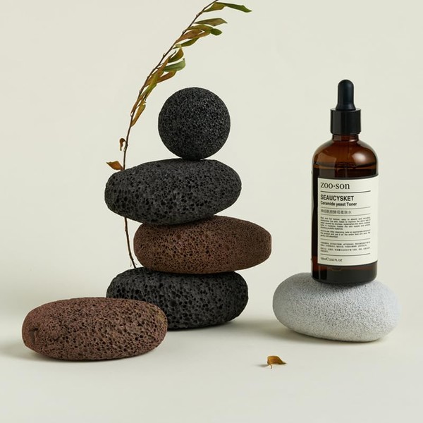 5PCS Original Design Natural Volcanic Rock Product Photography Background Prop