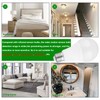 Radar Motion Sensor Light Bulbs, 5000K Daylight A21 E26 Base