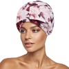 INNELO Gorro de ducha de lujo para mujer, impermeable, reutilizable,