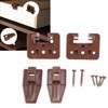 10 Pack Drawer Track Guide and Glides Dresser Center Mount